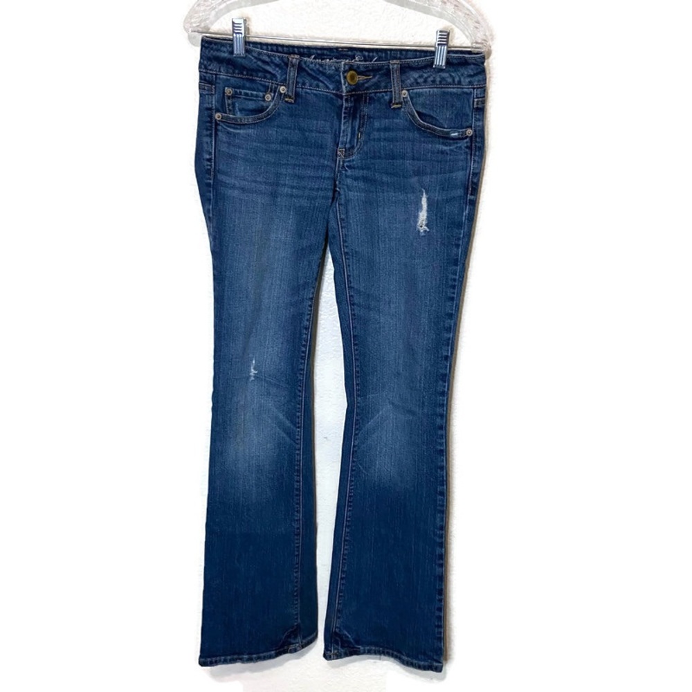 American Eagle 4 skinny stretch jeans distressed